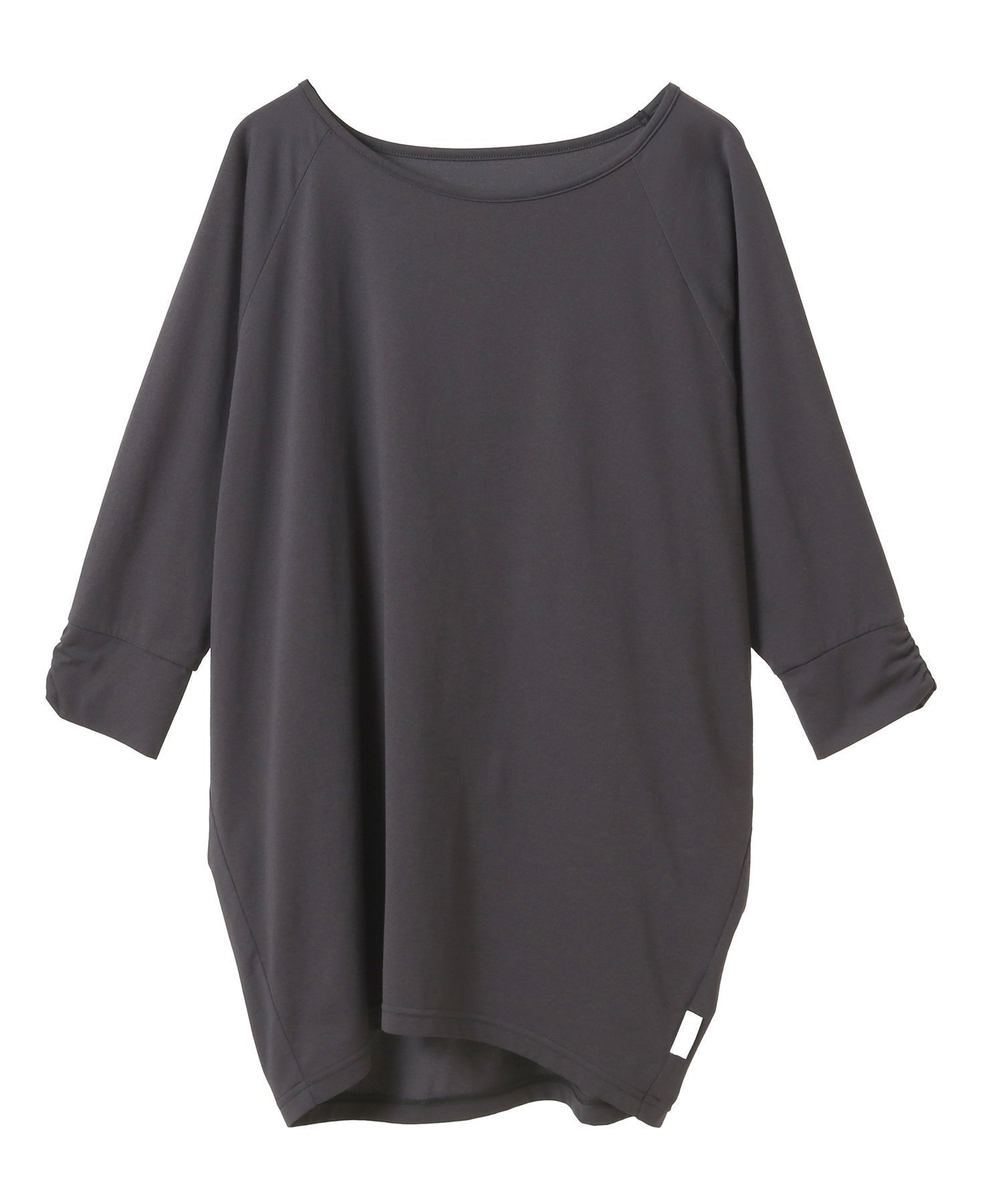 【ジュリエ/Julier】の【定番】ライトプライムハーフスリーブプルオーバー インテリア・キッズ・メンズ・レディースファッション・服の通販 founy(ファニー) 　ファッション　Fashion　レディースファッション　Fashion for Women　トップス・カットソー　Cut & Sew Tops　カジュアルプルオーバー・ニットトップス　Pullovers & Knit Tops / Casual Pullovers　ギャザー　Gathered, Ruffled　コレクション　Collection, Seasonal Line　シンプル　Simple, Minimal　ストレッチ　Stretch, Stretchy Fabric　定番　Standard, Basic Item　フィット　Fit, Slim Fit　ブラウジング　Blouson Silhouette, Cinched Waist　無地　Plain, Solid Color　ヨガ　Yoga, Yoga Wear　ランニング　Running, Running Wear, Activewear, Jogging　リラックス　Relax, Relaxed Fit　ワーク　Workwear, Utility Style　チャコール|ID: prp329100004825581 ipo3291000000035100972