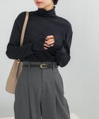 【アーバンリサーチ ロッソ/URBAN RESEARCH ROSSO】のコットンカシミヤハイネックカットソー 人気、トレンドファッション・服の通販 founy(ファニー) ファッション Fashion レディースファッション Fashion for Women トップス・カットソー Cut & Sew Tops カットソー・ベーシックTシャツ Cut-and-Sewn Tops / Stretch Tees & Basics 2025年 2025 2025-2026秋冬・A/W Autumn/Winter 2025–26 AW25–26 冬 Winter / This Winter インナー Innerwear ハイネック High Neck, Mock Neck 吸水 Absorbent, Quick-Dry A/W・秋冬 Autumn/Winter thumbnail ネイビー|ID: prp329100004825582 ipo3291000000035100996