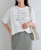 【アンドミー/andme】の手書き ロゴ プリント 半袖 Tシャツ 人気、トレンドファッション・服の通販 founy(ファニー) ファッション Fashion レディースファッション Fashion for Women トップス・カットソー Cut & Sew Tops シャツ・ブラウス・オフィスカジュアル Elegant Blouses & Button-Ups ロングTシャツ・Tシャツ Longline T-Shirts & Tees シンプル Simple, Minimal 人気 Popular, Best Seller プリント Print, Printed Pattern ベーシック Basic, Essential 半袖 Short Sleeve, Half Sleeve おすすめ Recommended / Our Picks thumbnail オフホワイト×チャコールグレー|ID: prp329100004825585 ipo3291000000035101033