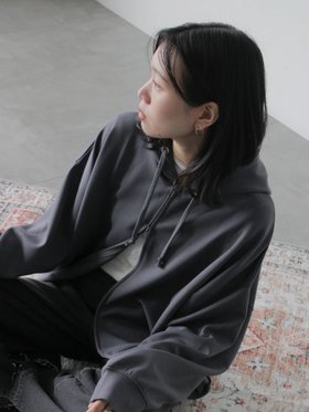 【サマンサモスモス/Samansa Mos2】のダンボールジップパーカー 人気、トレンドファッション・服の通販 founy(ファニー) ファッション Fashion レディースファッション Fashion for Women トップス・カットソー Cut & Sew Tops レディースパーカー・カジュアルフーディー Casual Hoodies & Sweatshirts インナー Innerwear ジップ Zip, Zipper エレガント 上品 Elegant |ID:prp329100004825591