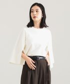 【デミルクス ビームス/Demi-Luxe BEAMS】の【12/25新規値下げ】レーヨン ナイロン ポンチスリット プルオーバー 人気、トレンドファッション・服の通販 founy(ファニー) ファッション Fashion レディースファッション Fashion for Women トップス・カットソー Cut & Sew Tops カジュアルプルオーバー・ニットトップス Pullovers & Knit Tops / Casual Pullovers エレガント 上品 Elegant カットソー Cut and Sewn Top シンプル Simple, Minimal ストレッチ Stretch, Stretchy Fabric スリット Slit, Slit Detail デニム Denim, Jeans Material ワイド Wide, Wide Fit おすすめ Recommended / Our Picks thumbnail WHITE|ID: prp329100004825598 ipo3291000000035101193