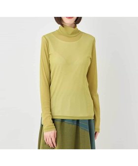 【ヒロコビス/HIROKO BIS】のハイネックシアープルオーバー /洗濯機で洗える 人気、トレンドファッション・服の通販 founy(ファニー) ファッション Fashion レディースファッション Fashion for Women トップス・カットソー Cut & Sew Tops カジュアルプルオーバー・ニットトップス Pullovers & Knit Tops / Casual Pullovers おすすめ Recommended / Our Picks インナー Innerwear エアリー Airy Texture シアー Sheer, See-Through ストレート Straight, Straight Cut チュール Tulip, Tulip Motif ハイネック High Neck, Mock Neck ボックス Boxy, Box Shape 洗える Machine Washable |ID:prp329100004825599