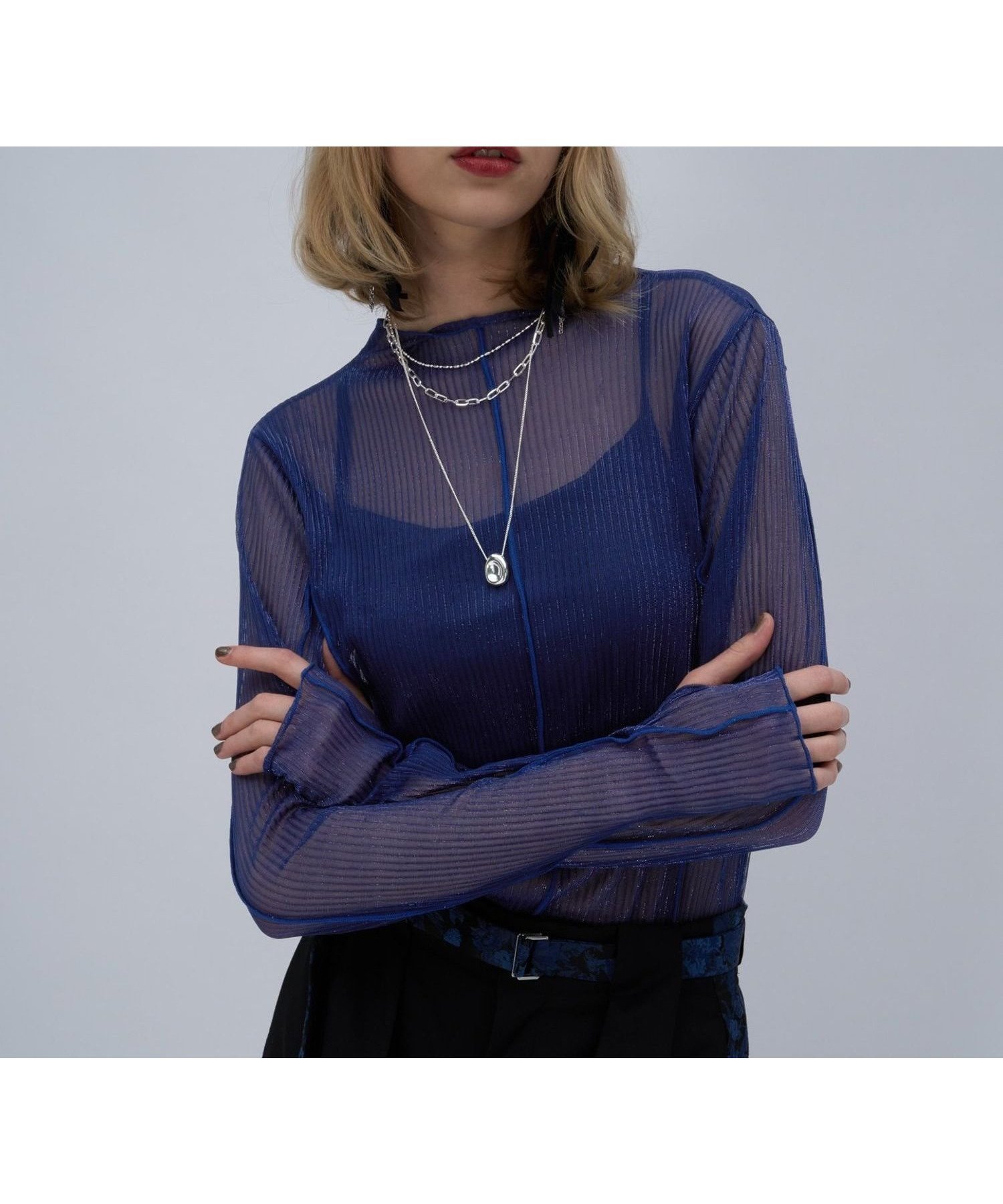 【ハレ/HARE】のシアープリーツトップス インテリア・キッズ・メンズ・レディースファッション・服の通販 founy(ファニー) ファッション Fashion レディースファッション Fashion for Women トップス・カットソー Cut & Sew Tops おすすめ Recommended / Our Picks インナー Innerwear ウェーブ Wavy Pattern カーゴパンツ Cargo Pants, Utility Pants カーディガン Cardigan, Knitwear シアー Sheer, See-Through ショート Short, Short Length シンプル Simple, Minimal スウェット / スエット Sweatshirt, Sweatwear ストレート Straight, Straight Cut デニム Denim, Jeans Material パーカー Hoodie, Parka ブルー85|ID: prp329100004825604 ipo3291000000035101300