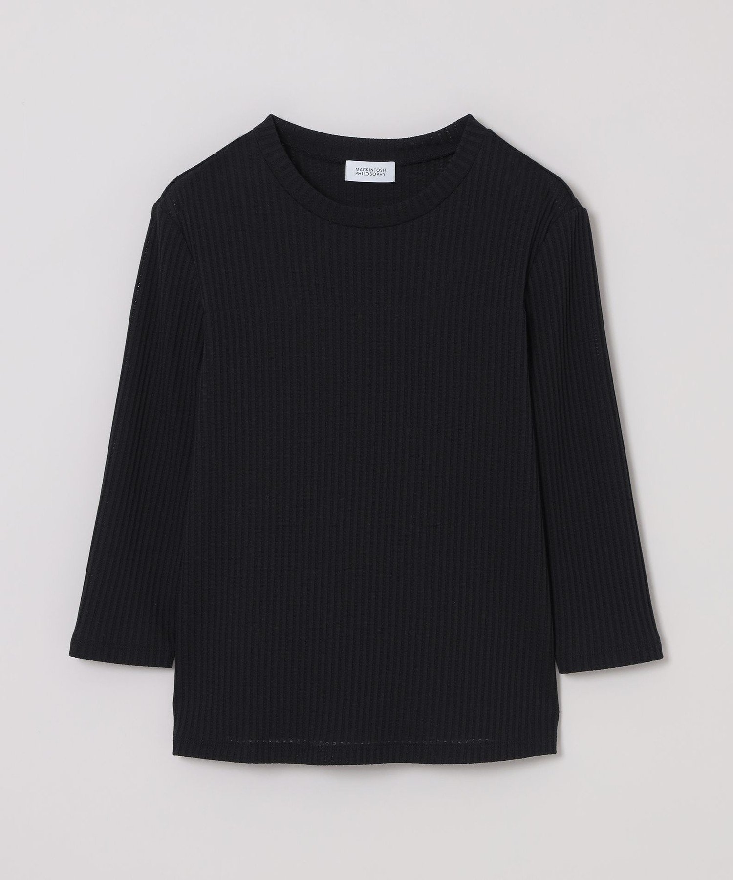 【マッキントッシュ フィロソフィー/MACKINTOSH PHILOSOPHY】のタックフライスシアーTシャツ インテリア・キッズ・メンズ・レディースファッション・服の通販 founy(ファニー) 　ファッション　Fashion　レディースファッション　Fashion for Women　トップス・カットソー　Cut & Sew Tops　シャツ・ブラウス・オフィスカジュアル　Elegant Blouses & Button-Ups　ロングTシャツ・Tシャツ　Longline T-Shirts & Tees　おすすめ　Recommended / Our Picks　インナー　Innerwear　キャミワンピース　Cami Dress, Slip Dress　シンプル　Simple, Minimal　ジャケット　Jacket, Outerwear　夏　Summer　春　Spring　秋　Autumn　ブラック|ID: prp329100004825726 ipo3291000000035107508