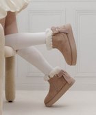 【ランダ/RANDA】の【TOM and JERRY】バックリボンムートンブーツ 人気、トレンドファッション・服の通販 founy(ファニー) ファッション Fashion レディースファッション Fashion for Women キャラクター Character, Licensed Characters クッション Cushion, Throw Pillow タイツ Tights, Legwear ベロア Velour, Soft Velvet リボン Ribbon, Bow エレガント 上品 Elegant thumbnail BEIGE|ID: prp329100004825734 ipo3291000000035140155