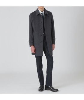 【ブルーレーベル ブラックレーベル クレストブリッジ/BLUE LABEL BLACK LABEL CRESTBRIDGE / MEN】の【一部店舗限定】ウールビーバーステンカラーコート 人気、トレンドファッション・服の通販 founy(ファニー) ファッション Fashion メンズファッション Fashion for Men シンプル Simple, Minimal ビジネス 仕事 通勤 Business / Work / Commuting 軽量 Lightweight, Ultra Light |ID:prp329100004825745