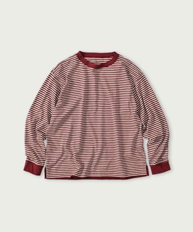 【フォーティファイブ アール/45R】のスーピマ天竺の908オーシャンTシャツ 人気、トレンドファッション・服の通販 founy(ファニー) ファッション Fashion レディースファッション Fashion for Women トップス・カットソー Cut & Sew Tops シャツ・ブラウス・オフィスカジュアル Elegant Blouses & Button-Ups ロングTシャツ・Tシャツ Longline T-Shirts & Tees スーピマ Supima, Premium Cotton ボーダー Border, Stripe ヴィンテージ Vintage Style |ID:prp329100004825756