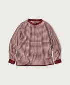 【フォーティファイブ アール/45R】のスーピマ天竺の908オーシャンTシャツ 人気、トレンドファッション・服の通販 founy(ファニー) ファッション Fashion レディースファッション Fashion for Women トップス・カットソー Cut & Sew Tops シャツ・ブラウス・オフィスカジュアル Elegant Blouses & Button-Ups ロングTシャツ・Tシャツ Longline T-Shirts & Tees スーピマ Supima, Premium Cotton ボーダー Border, Stripe ヴィンテージ Vintage Style thumbnail 白×アカ|ID: prp329100004825756 ipo3291000000035107974