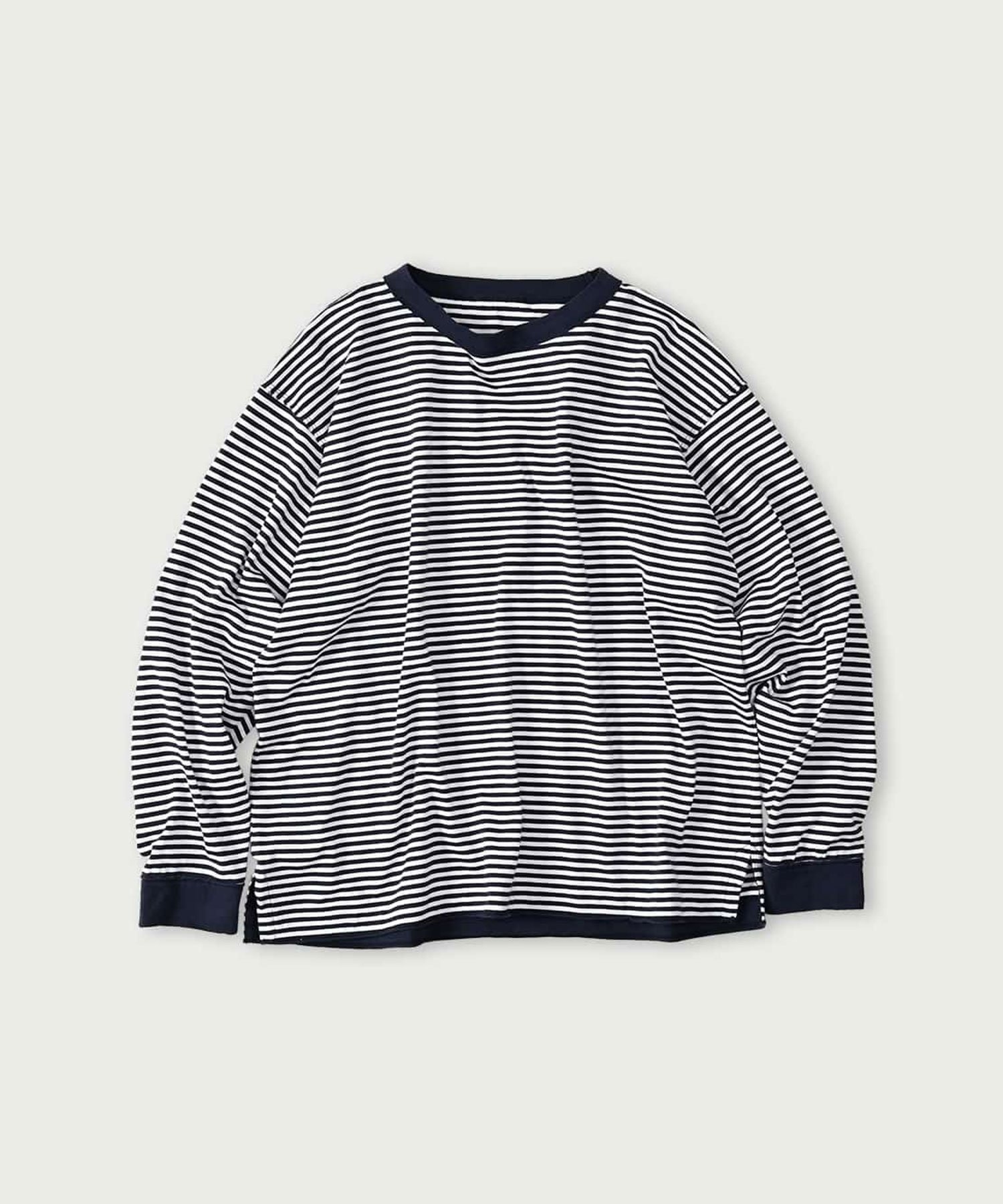 【フォーティファイブ アール/45R】のスーピマ天竺の908オーシャンTシャツ インテリア・キッズ・メンズ・レディースファッション・服の通販 founy(ファニー) ファッション Fashion レディースファッション Fashion for Women トップス・カットソー Cut & Sew Tops シャツ・ブラウス・オフィスカジュアル Elegant Blouses & Button-Ups ロングTシャツ・Tシャツ Longline T-Shirts & Tees スーピマ Supima, Premium Cotton ボーダー Border, Stripe ヴィンテージ Vintage Style 白×ブルー|ID: prp329100004825756 ipo3291000000035107975