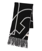 【ムーンバット/MOONBAT】のFURLA/ウール100% ジャガード リバーシブルストール 人気、トレンドファッション・服の通販 founy(ファニー) ファッション Fashion レディースファッション Fashion for Women ストール Stole, Wrap フリンジ Fringe, Tassel リバーシブル Reversible, Two-Sided A/W・秋冬 Autumn/Winter thumbnail ブラック|ID: prp329100004825825 ipo3291000000035176136