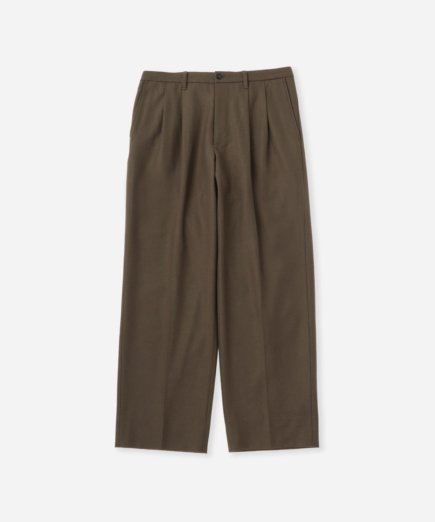 【サタデイズ ニューヨークシティ/SATURDAYS NYC】のGeorge Flannel Two Tuck Pants インテリア・キッズ・メンズ・レディースファッション・服の通販 founy(ファニー) 　ファッション　Fashion　レディースファッション　Fashion for Women　パンツ　Pants & Trousers　アクリル　Acrylic Material　パターン　Pattern, Design Print　リラックス　Relax, Relaxed Fit　オリーブ(37)|ID: prp329100004825845 ipo3291000000035108846