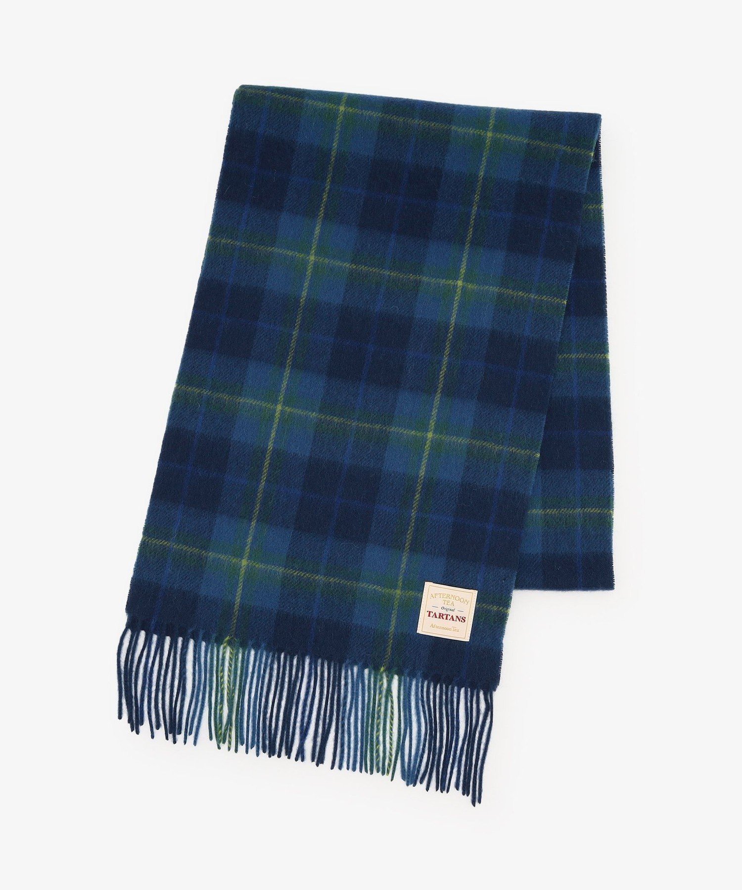 【アフタヌーンティー リビング/Afternoon Tea LIVING】のタータンチェック柄マフラー/Afternoon Tea Original Tartans インテリア・キッズ・メンズ・レディースファッション・服の通販 founy(ファニー) 　ファッション　Fashion　レディースファッション　Fashion for Women　マフラー・スヌード / 冬小物の定番　Scarves & Mufflers　ギフト プレゼント　Gift / Present　チェック　Check, Plaid, Tartan　フリンジ　Fringe, Tassel　マフラー　Scarf, Muffler　人気　Popular, Best Seller　ブルー|ID: prp329100004825858 ipo3291000000035108940