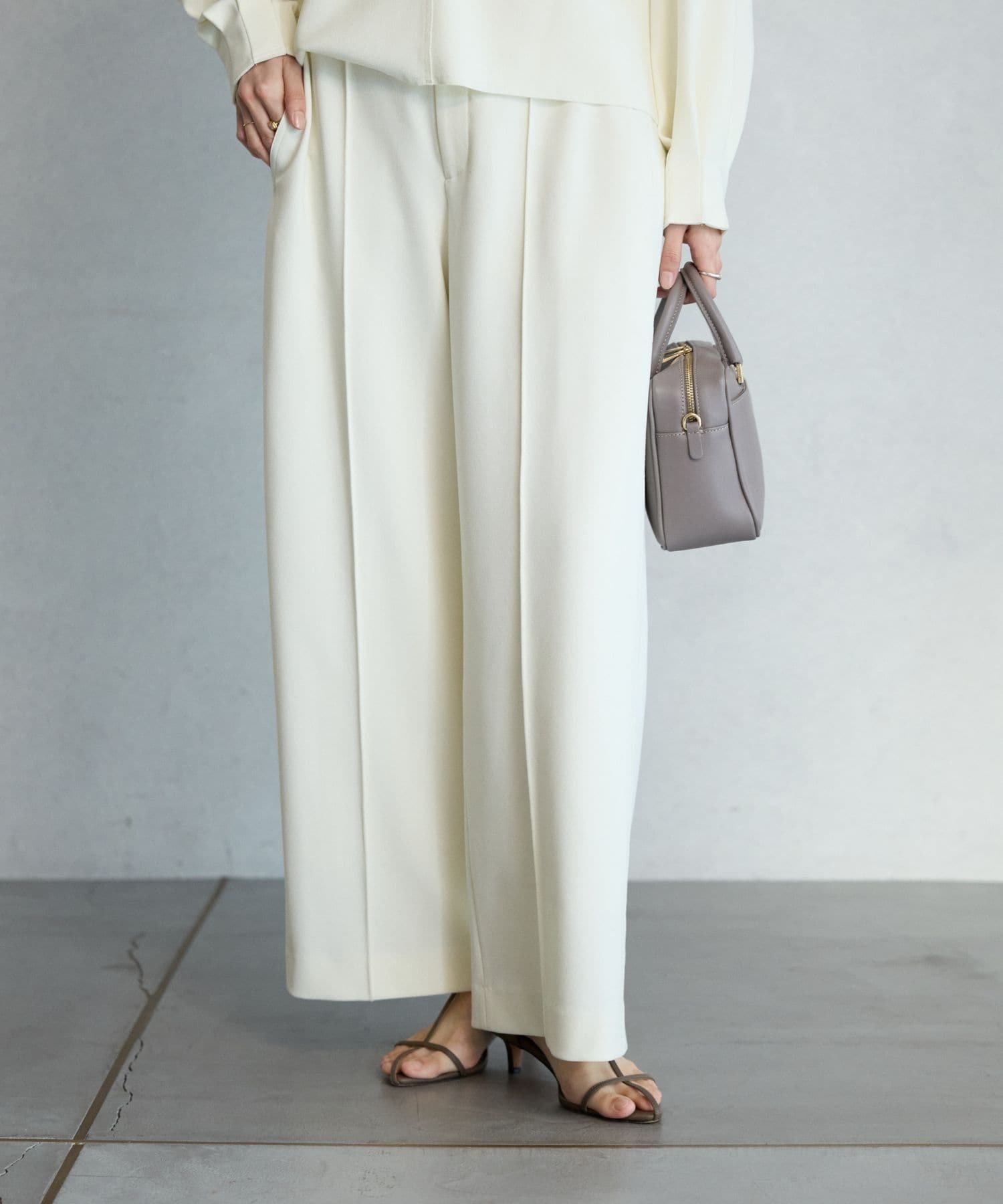 【バビロン/BABYLONE / KIDS】のジョーゼットスラックス インテリア・キッズ・メンズ・レディースファッション・服の通販 founy(ファニー) 　ファッション　Fashion　キッズファッション　Fashion for Kids　オケージョン　Occasion Wear　ジョーゼット　Georgette, Semi-Sheer Fabric　スラックス　Slacks, Dress Pants　楽ちん　Easy Fit, Comfortable　再入荷　Restock / Back in Stock　おすすめ　Recommended / Our Picks　ホワイト10|ID: prp329100004825865 ipo3291000000035109001