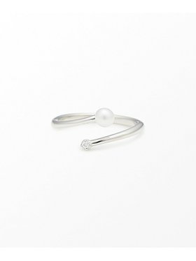 【ジュエッテ/Jouete】のダイヤモンド*パール フォークリング 人気、トレンドファッション・服の通販 founy(ファニー) ファッション Fashion レディースファッション Fashion for Women おすすめ Recommended / Our Picks ギフト プレゼント Gift / Present ダイヤモンド Diamond, Brilliant Cut パール Pearl, Pearl Accent エレガント 上品 Elegant |ID:prp329100004825879