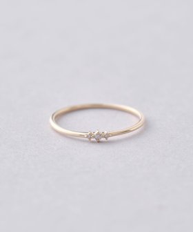 【ジュエッテ/Jouete】のK10YG レイヤー ダイヤモンド リング 人気、トレンドファッション・服の通販 founy(ファニー) ファッション Fashion レディースファッション Fashion for Women おすすめ Recommended / Our Picks ギフト プレゼント Gift / Present シンプル Simple, Minimal ジュエリー Jewelry, Accessories ダイヤモンド Diamond, Brilliant Cut エレガント 上品 Elegant |ID:prp329100004825881