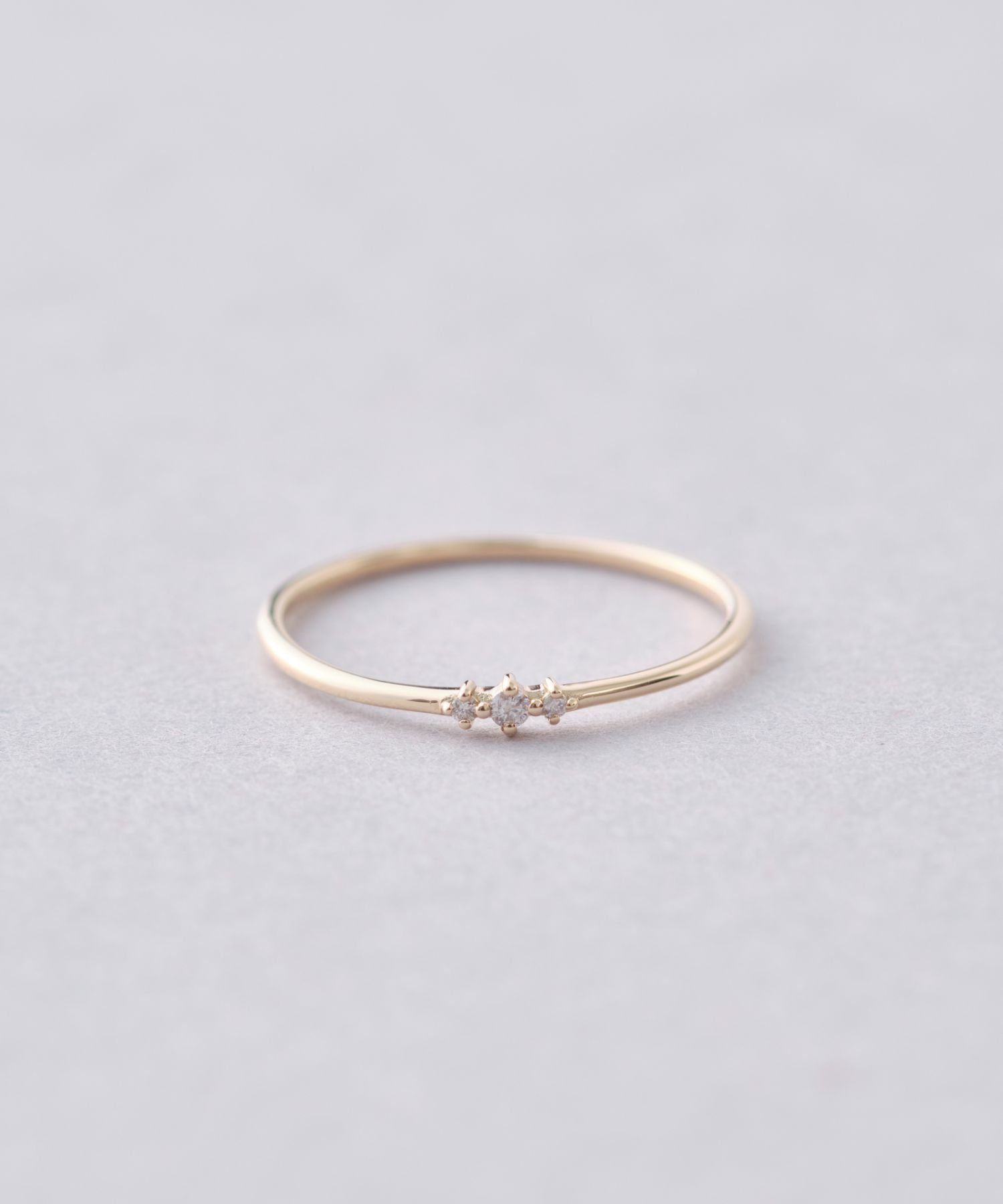 【ジュエッテ/Jouete】のK10YG レイヤー ダイヤモンド リング インテリア・キッズ・メンズ・レディースファッション・服の通販 founy(ファニー) 　ファッション　Fashion　レディースファッション　Fashion for Women　おすすめ　Recommended / Our Picks　ギフト プレゼント　Gift / Present　シンプル　Simple, Minimal　ジュエリー　Jewelry, Accessories　ダイヤモンド　Diamond, Brilliant Cut　エレガント 上品　Elegant　イエローゴールド|ID: prp329100004825881 ipo3291000000035109141