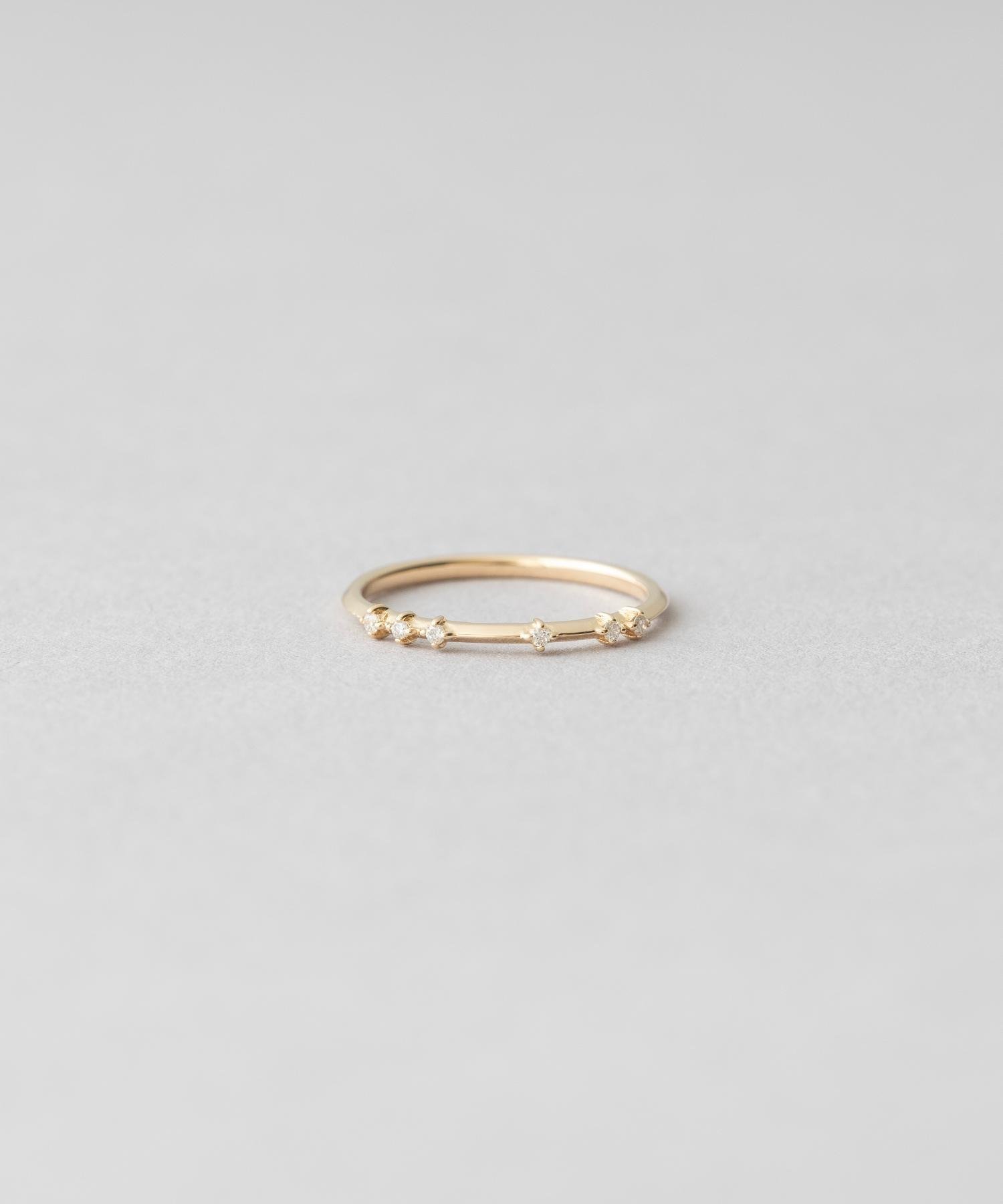 【ジュエッテ/Jouete】のK10YG ピンキーリング ダイヤモンド 人気、トレンドファッション・服の通販 founy(ファニー) 　ファッション　Fashion　レディースファッション　Fashion for Women　ダイヤモンド　Diamond, Brilliant Cut　ランダム　Random, Irregular　エレガント 上品　Elegant　 other-1|ID: prp329100004825887 ipo3291000000035109172