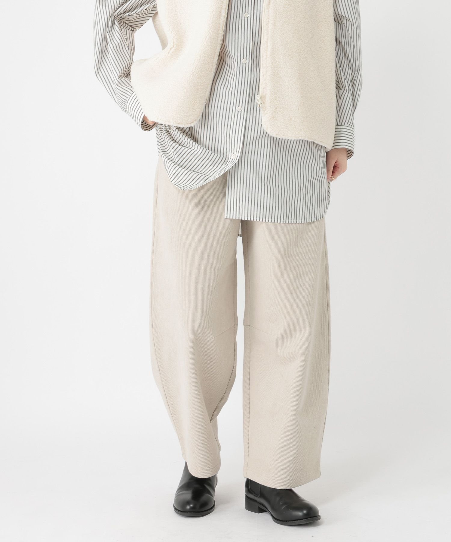 【スタディオ クリップ/studio CLIP】のボンディングカーブパンツ 人気、トレンドファッション・服の通販 founy(ファニー) ファッション Fashion レディースファッション Fashion for Women パンツ Pants & Trousers おすすめ Recommended / Our Picks カットソー Cut and Sewn Top タイツ Tights, Legwear ビッグ Big, Oversized ボトム Bottoms, Lower Wear ルーズ Loose, Oversized レギンス Leggings, Stretch Pants 冬 Winter / This Winter other-1|ID: prp329100004825900 ipo3291000000035109278