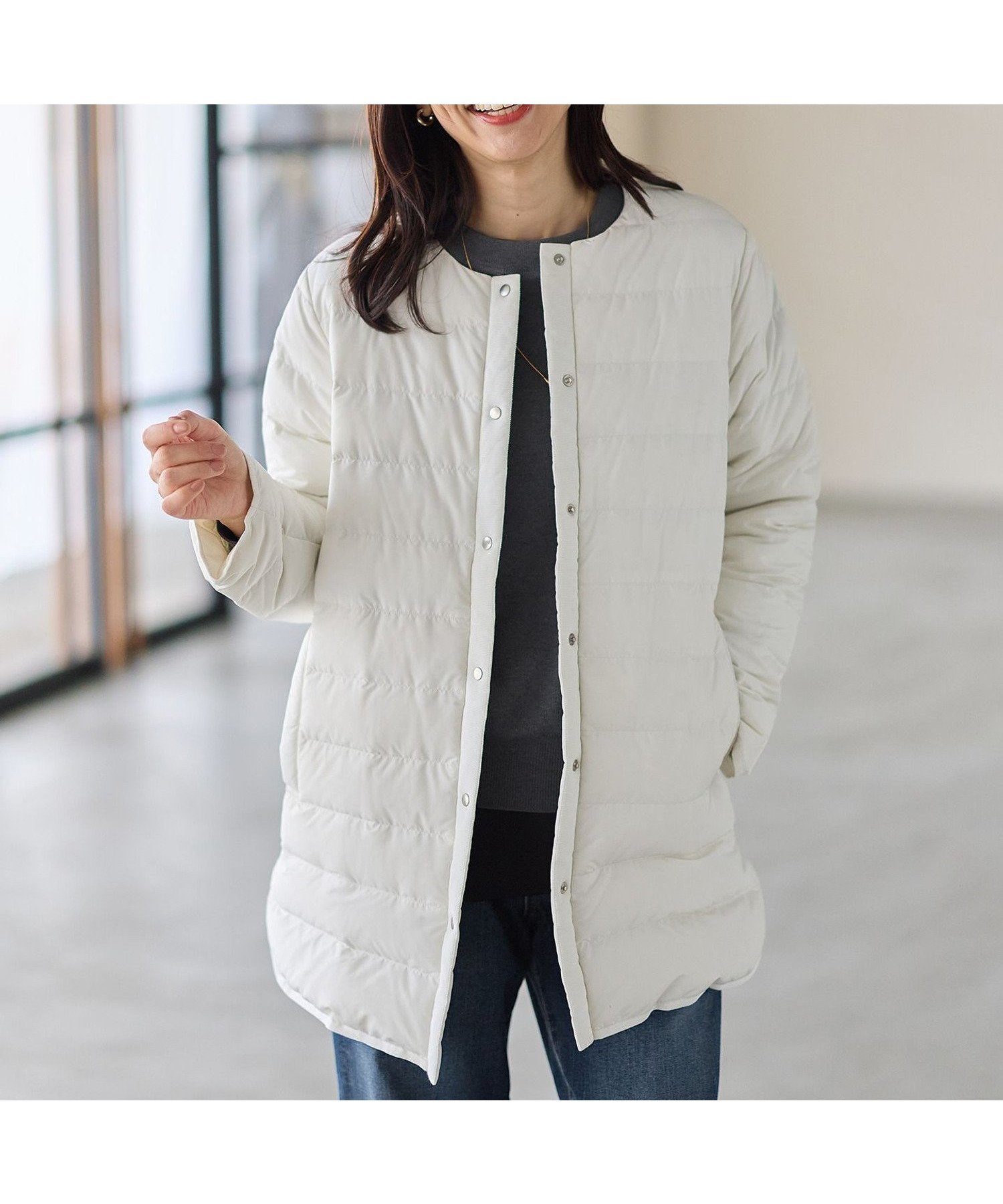 【エニー/ANY】のフレンチダウンロングコート インテリア・キッズ・メンズ・レディースファッション・服の通販 founy(ファニー) 　ファッション　Fashion　レディースファッション　Fashion for Women　アウター　Coat / Outerwear Collection　コート・ロングコート・ピーコート　Long Coats, Peacoats & More　洗える　Machine Washable　軽量　Lightweight, Ultra Light　シンプル　Simple, Minimal　ダウン　Down, Puffer　バランス　Balance, Style Balance　ライナー　Liner, Inner Layer　ロング　Long, Long-Length　A/W・秋冬　Autumn/Winter　再入荷　Restock / Back in Stock　おすすめ　Recommended / Our Picks　エクリュ[002]|ID: prp329100004825907 ipo3291000000035197537