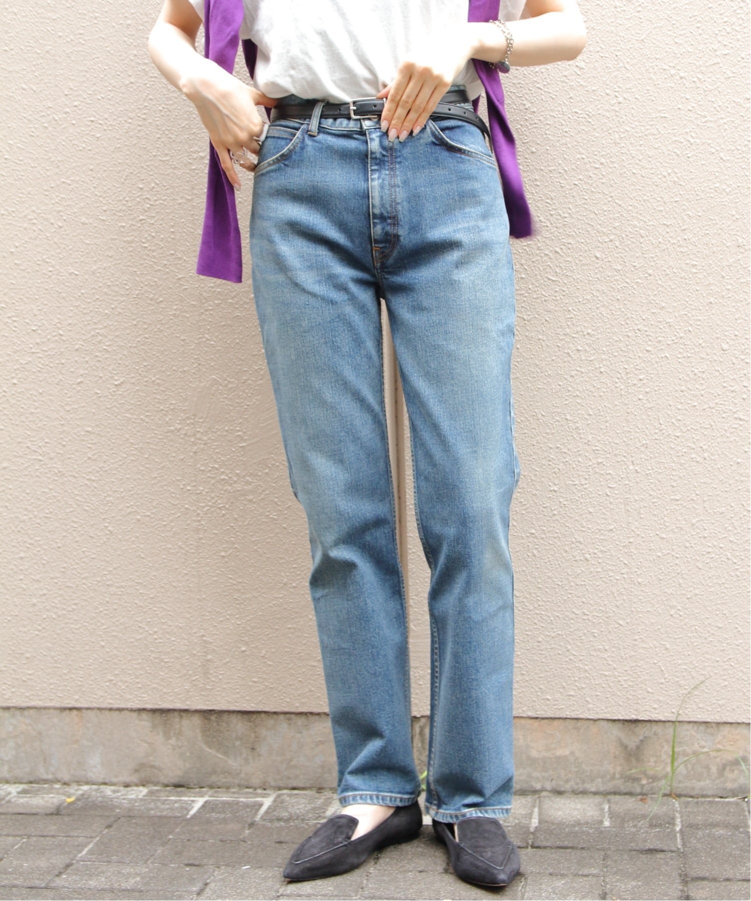 【ステップス/STEPS】のTHE SHINZONE/THE SHINZONE/KITTY STRETCH DENIM PANTS インテリア・キッズ・メンズ・レディースファッション・服の通販 founy(ファニー) 　ファッション　Fashion　レディースファッション　Fashion for Women　パンツ　Pants & Trousers　デニムパンツ・ジーンズ・美脚デニム　Denim Jeans & Pants　コンパクト　Compact, Small Size　ストレッチ　Stretch, Stretchy Fabric　ストレート　Straight, Straight Cut　デニム　Denim, Jeans Material　フィット　Fit, Slim Fit　ポケット　Pocket, Pocket Detail　ワイド　Wide, Wide Fit　A/W・秋冬　Autumn/Winter　BLUE|ID: prp329100004825908 ipo3291000000035109385
