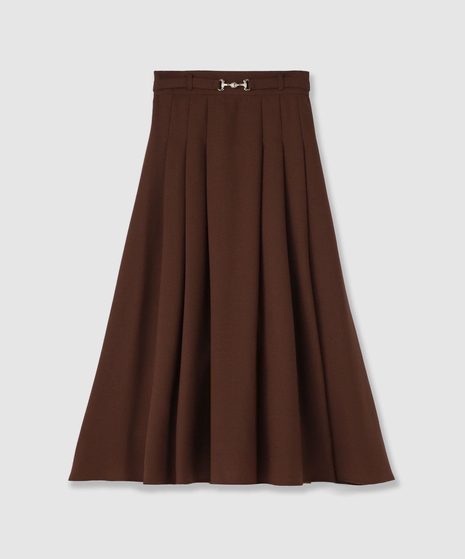 【アナイ/ANAYI】のウールジョーゼットビットベルトスカート インテリア・キッズ・メンズ・レディースファッション・服の通販 founy(ファニー) ファッション Fashion レディースファッション Fashion for Women スカート Skirts ベルト&ウエストマーク Belts & Waist Accessories シルク Silk, 100% Silk ジョーゼット Georgette, Semi-Sheer Fabric スマート Smart, Elegant 無地 Plain, Solid Color A/W・秋冬 Autumn/Winter 再入荷 Restock / Back in Stock おすすめ Recommended / Our Picks ビジネス 仕事 通勤 Business / Work / Commuting brown|ID: prp329100004825923 ipo3291000000035159712