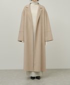 【アダム エ ロペ/ADAM ET ROPE'】の【EMOELLE】Colombo カシミヤブレンドリバーコート 人気、トレンドファッション・服の通販 founy(ファニー) ファッション Fashion レディースファッション Fashion for Women アウター Coat / Outerwear Collection コート・ロングコート・ピーコート Long Coats, Peacoats & More イタリア Italy カフス Cuff Design シンプル Simple, Minimal ポケット Pocket, Pocket Detail マキシ Maxi, Full Length リラックス Relax, Relaxed Fit ロング Long, Long-Length ワイド Wide, Wide Fit エレガント 上品 Elegant 2025年 2025 2025-2026秋冬・A/W Autumn/Winter 2025–26 AW25–26 thumbnail ベージュ系(28)|ID: prp329100004825933 ipo3291000000035160262