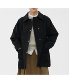 【マーガレットハウエル/MARGARET HOWELL】のBASIC WOOL MELTON COAT 人気、トレンドファッション・服の通販 founy(ファニー) ファッション Fashion レディースファッション Fashion for Women アウター Coat / Outerwear Collection コート・ロングコート・ピーコート Long Coats, Peacoats & More シンプル Simple, Minimal スリーブ Sleeve, Long Sleeve / Short Sleeve ドット Polka Dot, Dot Pattern ポケット Pocket, Pocket Detail メルトン Melton, Heavy Wool リラックス Relax, Relaxed Fit エレガント 上品 Elegant thumbnail BLACK|ID: prp329100004825948 ipo3291000000035168454