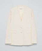 【ティーチ/TEECHI】のストレッチノーカラージャケット 人気、トレンドファッション・服の通販 founy(ファニー) ファッション Fashion レディースファッション Fashion for Women アウター Coat / Outerwear Collection レディースジャケット・軽アウター Jackets ノーカラージャケット / シンプル上品コーデ Collarless Jackets コンパクト Compact, Small Size ジャケット Jacket, Outerwear ストレッチ Stretch, Stretchy Fabric スマート Smart, Elegant セットアップ Set-Up, Coordinated Outfit デスク Desk, Work Desk バランス Balance, Style Balance ポケット Pocket, Pocket Detail ワーク Workwear, Utility Style エレガント 上品 Elegant ビジネス 仕事 通勤 Business / Work / Commuting thumbnail WHITE|ID: prp329100004825958 ipo3291000000035110158