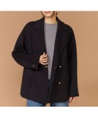 【イネド/INED】のPコート 人気、トレンドファッション・服の通販 founy(ファニー) ファッション Fashion レディースファッション Fashion for Women アウター Coat / Outerwear Collection コート・ロングコート・ピーコート Long Coats, Peacoats & More Pコート Pea Coats コンパクト Compact, Small Size 今季 This Season, Current Season スマート Smart, Elegant スリーブ Sleeve, Long Sleeve / Short Sleeve バランス Balance, Style Balance ポケット Pocket, Pocket Detail ミドル Middle Length, Mid Height thumbnail チャコールグレー|ID: prp329100004825969 ipo3291000000035215848