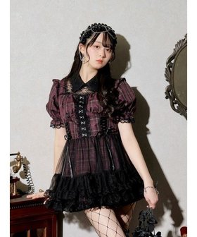 【ノエミ/NOEMIE】のレースアップチュールティアードセットアップ 人気、トレンドファッション・服の通販 founy(ファニー) ファッション Fashion レディースファッション Fashion for Women セットアップ Matching Sets ショート Short, Short Length スリーブ Sleeve, Long Sleeve / Short Sleeve フレア Flare, Flared |ID:prp329100004825981
