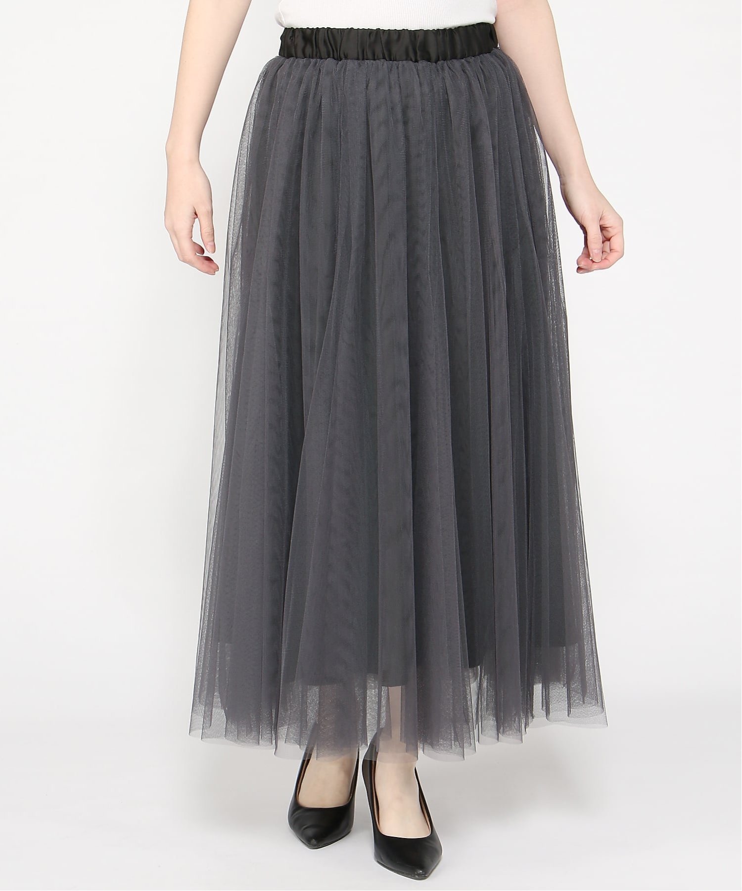 【グレディブリリアン/Gready Brilliant】のボリュームチュールスカート インテリア・キッズ・メンズ・レディースファッション・服の通販 founy(ファニー) 　ファッション　Fashion　レディースファッション　Fashion for Women　スカート　Skirts　シンプル　Simple, Minimal　チュール　Tulip, Tulip Motif　CCL|ID: prp329100004825990 ipo3291000000035110716