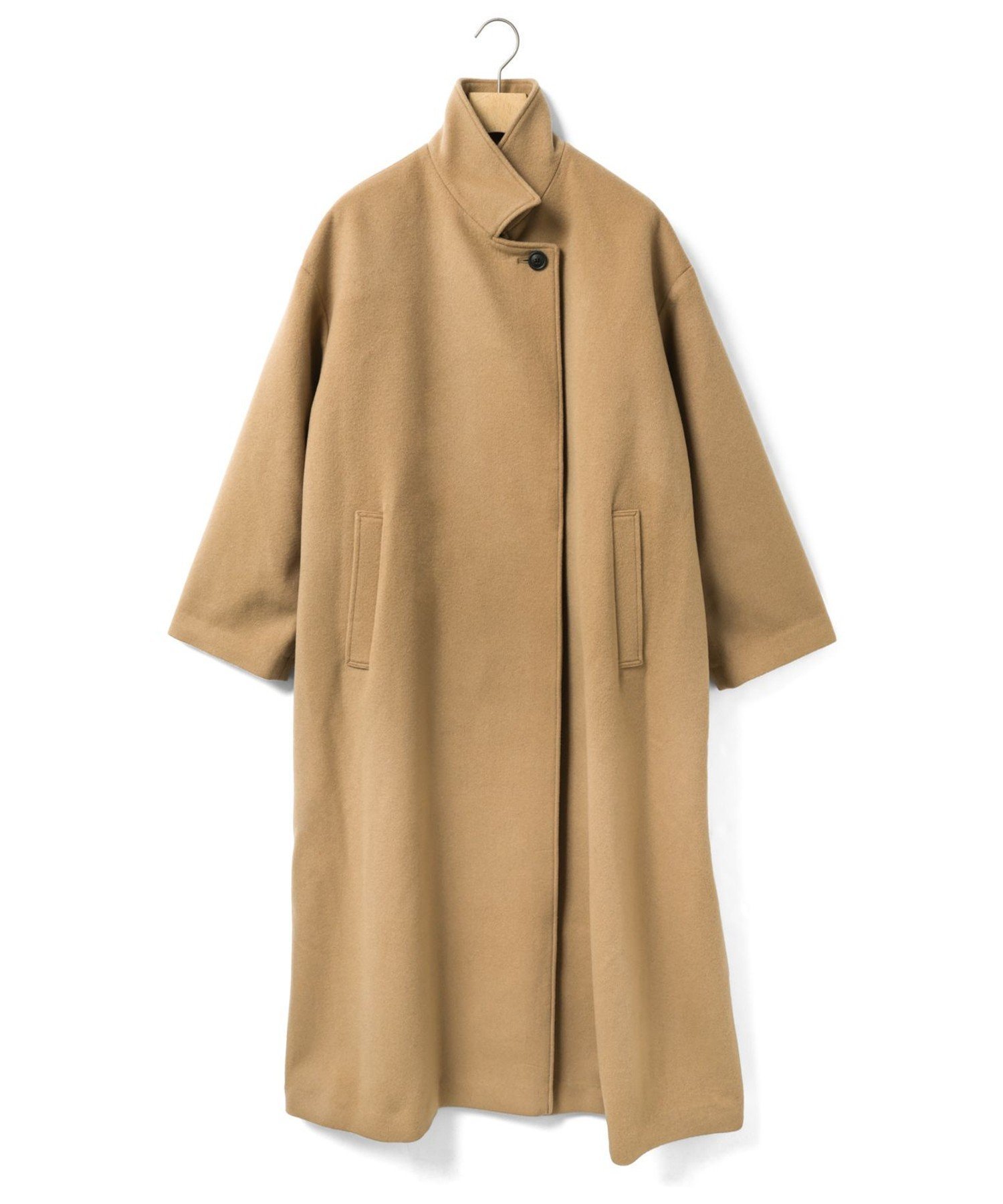 【マーコート/MARcourt】のMARMARMAR スタンドカラーオーバーサイズコート 人気、トレンドファッション・服の通販 founy(ファニー) 　ファッション　Fashion　レディースファッション　Fashion for Women　アウター　Coat / Outerwear Collection　コート・ロングコート・ピーコート　Long Coats, Peacoats & More　シンプル　Simple, Minimal　スタンド　Stand Collar, Upright Stand　ポケット　Pocket, Pocket Detail　冬　Winter / This Winter　無地　Plain, Solid Color　長袖　Long Sleeve, Full Sleeve　 other-1|ID: prp329100004826004 ipo3291000000035110915