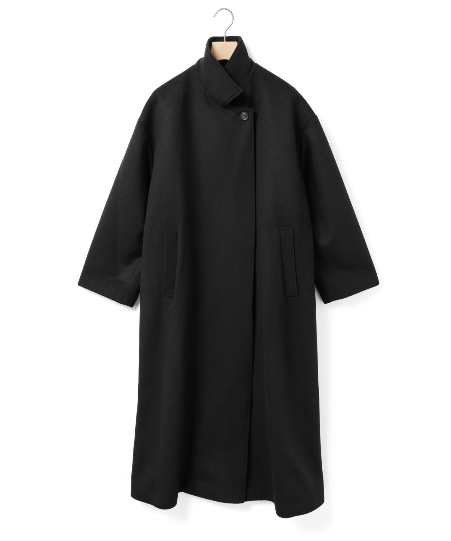 【マーコート/MARcourt】のMARMARMAR スタンドカラーオーバーサイズコート インテリア・キッズ・メンズ・レディースファッション・服の通販 founy(ファニー) 　ファッション　Fashion　レディースファッション　Fashion for Women　アウター　Coat / Outerwear Collection　コート・ロングコート・ピーコート　Long Coats, Peacoats & More　シンプル　Simple, Minimal　スタンド　Stand Collar, Upright Stand　ポケット　Pocket, Pocket Detail　冬　Winter / This Winter　無地　Plain, Solid Color　長袖　Long Sleeve, Full Sleeve　ブラック|ID: prp329100004826004 ipo3291000000035110920