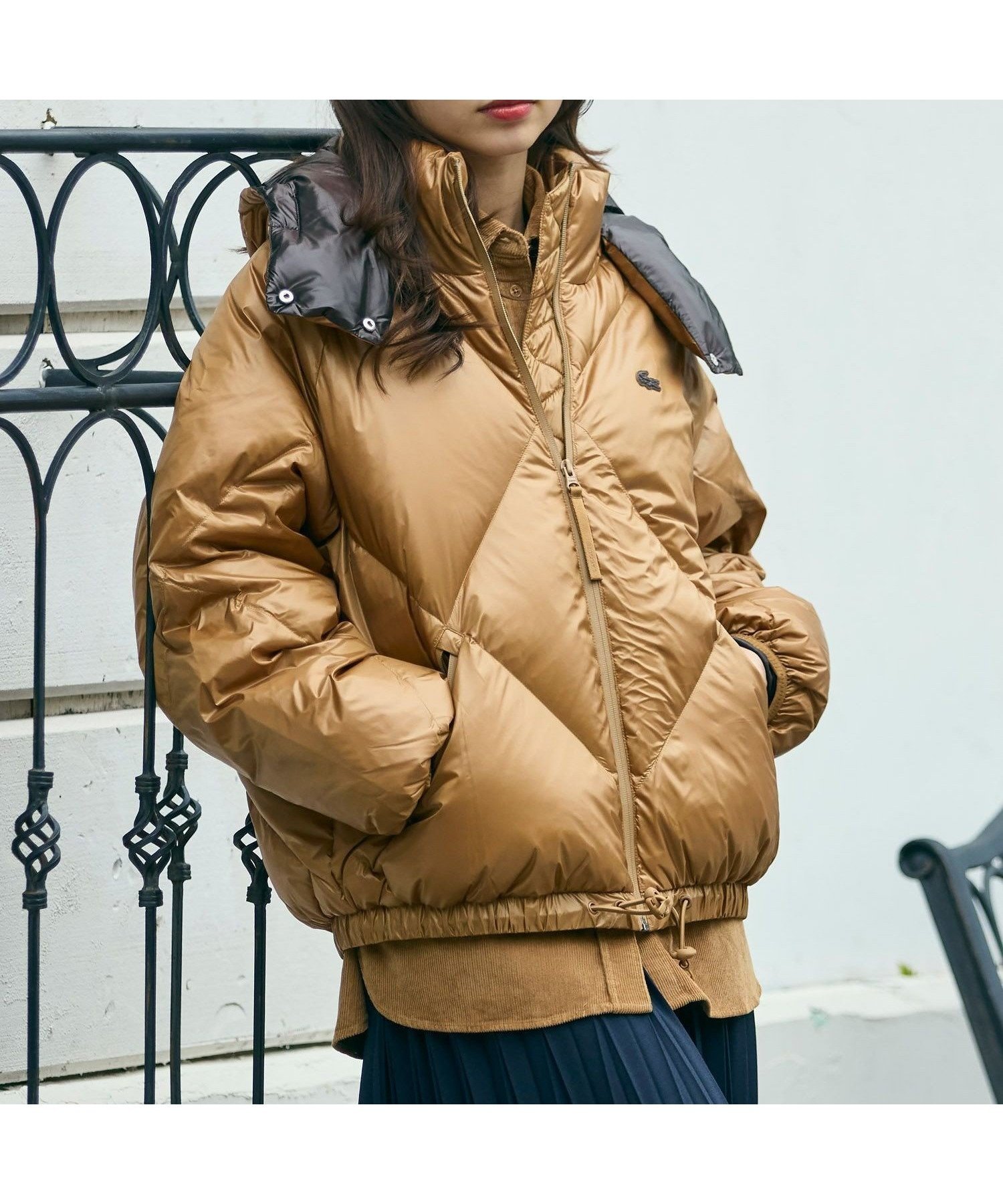 【ラコステ/LACOSTE】のオーバーサイズ撥水ナイロンダウンジャケット / フード取り外し可 br 人気、トレンドファッション・服の通販 founy(ファニー) ファッション Fashion レディースファッション Fashion for Women アウター Coat / Outerwear Collection レディースジャケット・軽アウター Jackets キルティング Quilted, Quilting シリコン Silicone, Silicone Material ジャケット Jacket, Outerwear タフタ Taffeta, Structured Fabric ダウン Down, Puffer トレンド Trend, Trending Now other-1|ID: prp329100004826005 ipo3291000000035110923