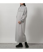 【ラコレ/LAKOLE】のパイピングトラックワンピース 人気、トレンドファッション・服の通販 founy(ファニー) ファッション Fashion レディースファッション Fashion for Women ワンピース Dresses シェイプ Shape, Slim Fit スリット Slit, Slit Detail パイピング Piping, Trim Design フロント Front, Front Design thumbnail グレー|ID: prp329100004826018 ipo3291000000035111307