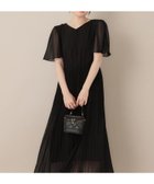 【クチュール ブローチ/Couture Brooch】の【二の腕カバー・楽ちん・通勤】シフォンプリーツワンピース 人気、トレンドファッション・服の通販 founy(ファニー) ファッション Fashion レディースファッション Fashion for Women ワンピース Dresses シアー Sheer, See-Through シフォン Chiffon, Lightweight Fabric スマート Smart, Elegant フレア Flare, Flared プリント Print, Printed Pattern プリーツ Pleats, Pleated ポケット Pocket, Pocket Detail 楽ちん Easy Fit, Comfortable 夏 Summer ビジネス 仕事 通勤 Business / Work / Commuting 2025年 2025 2025春夏・S/S Spring/Summer 2025 SS25 thumbnail ブラック|ID: prp329100004826051 ipo3291000000035111906