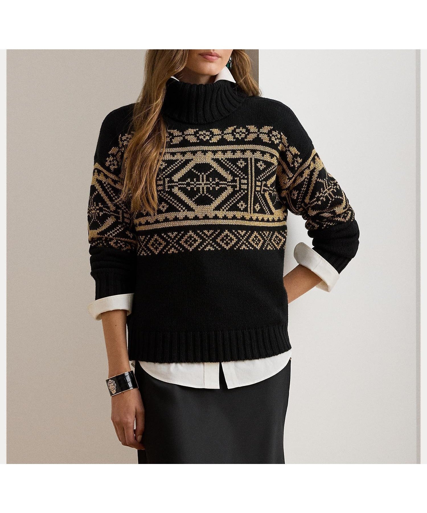 【ラルフローレン/RALPH LAUREN】のフェア アイル ウールブレンド タートルネック セーター インテリア・キッズ・メンズ・レディースファッション・服の通販 founy(ファニー) ファッション Fashion レディースファッション Fashion for Women トップス・カットソー Cut & Sew Tops タートルネック・ハイネックトップス Turtlenecks & High-Neck Tops クラシック Classic, Timeless Style ショルダー Shoulder, Shoulder Strap セーター Sweater, Knitwear タートルネック Turtleneck, High Neck ドロップ Drop Shoulder, Dropped Style パターン Pattern, Design Print フィット Fit, Slim Fit メタリック Metallic, Shiny Finish モダン Modern, Contemporary モチーフ Motif, Design Theme リラックス Relax, Relaxed Fit 長袖 Long Sleeve, Full Sleeve 001ブラック|ID: prp329100004826064 ipo3291000000035112144