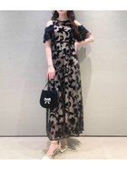 【リリーブラウン/Lily Brown】のオーナメント2wayベロアドレス BLK[009]|ID: prp329100004826066 ipo3291000000035171726