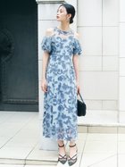 【リリーブラウン/Lily Brown】のオーナメント2wayベロアドレス BLU[086]|ID: prp329100004826066 ipo3291000000035171729