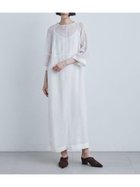 【ミースロエ/MIESROHE】のシアーコンフォートOP 人気、トレンドファッション・服の通販 founy(ファニー) ファッション Fashion レディースファッション Fashion for Women ワンピース Dresses インナーキャミ Inner Camisole オーガンジー Organza Fabric キュプラ Cupro, Eco Fabric ストレート Straight, Straight Cut スマート Smart, Elegant thumbnail WHT[001]|ID: prp329100004826068 ipo3291000000035112227