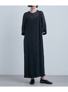 【ミースロエ/MIESROHE】のシアーコンフォートOP 人気、トレンドファッション・服の通販 founy(ファニー) ファッション Fashion レディースファッション Fashion for Women ワンピース Dresses インナーキャミ Inner Camisole オーガンジー Organza Fabric キュプラ Cupro, Eco Fabric ストレート Straight, Straight Cut スマート Smart, Elegant thumbnail BLK[009]|ID: prp329100004826068 ipo3291000000035112228