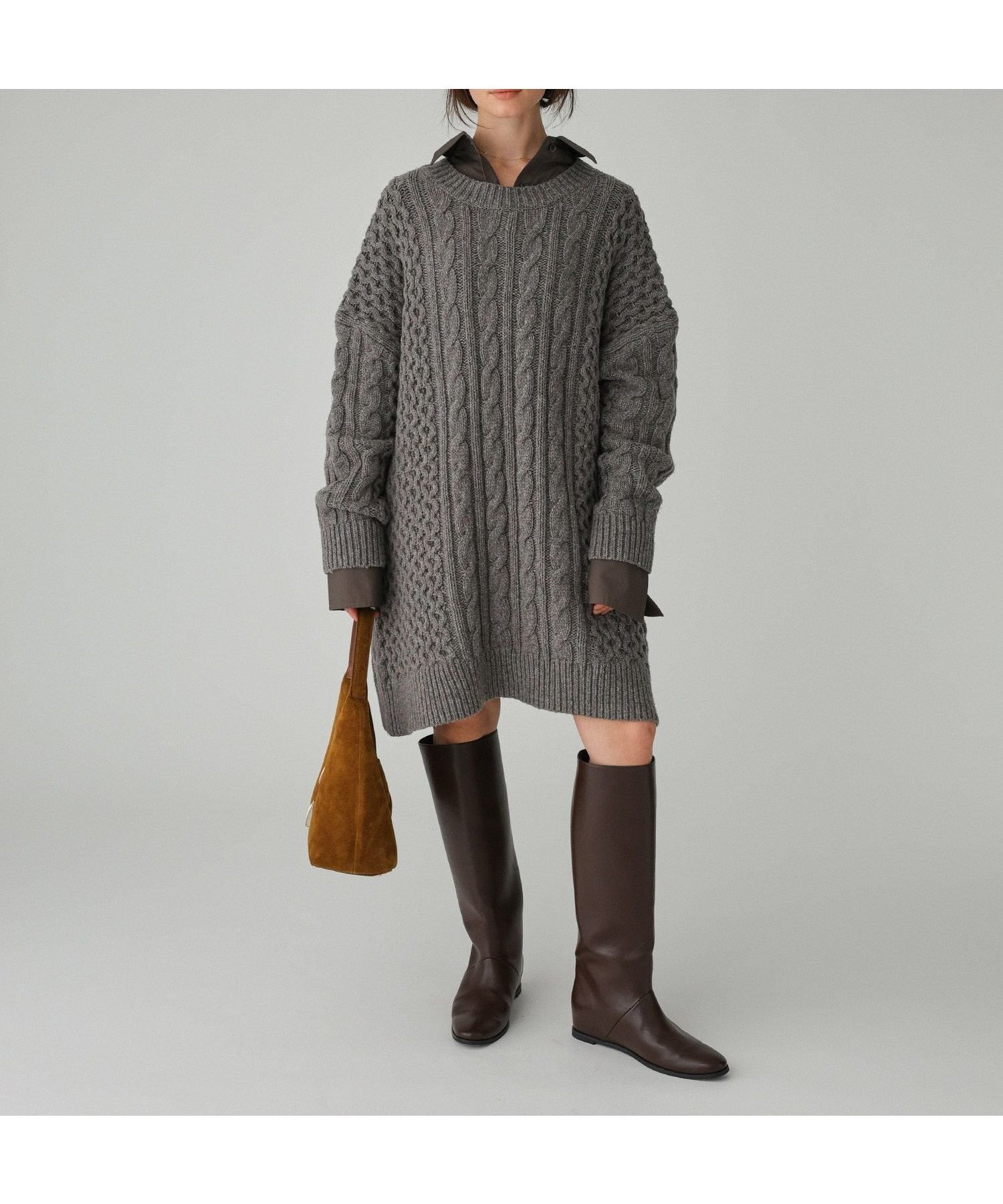 【バビロン/BABYLONE / KIDS】のネオケーブルミニワンピース 人気、トレンドファッション・服の通販 founy(ファニー) 　ファッション　Fashion　キッズファッション　Fashion for Kids　ワンピース　Dresses　フォルム　Silhouette, Form　ロング　Long, Long-Length　冬　Winter / This Winter　再入荷　Restock / Back in Stock　おすすめ　Recommended / Our Picks　2025年　2025　2025-2026秋冬・A/W　Autumn/Winter 2025–26 AW25–26　 other-1|ID: prp329100004826069 ipo3291000000035112229