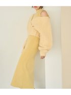 【リリーブラウン/Lily Brown】のオフショルニット付きレイヤードワンピース 人気、トレンドファッション・服の通販 founy(ファニー) 雑誌掲載アイテム Magazine Picks & Fashion Features ファッション雑誌 Fashion Magazines スウィート Sweet ファッション Fashion レディースファッション Fashion for Women ワンピース Dresses 12月号 December Issue スマート Smart, Elegant バランス Balance, Style Balance フェミニン Feminine, Girly エレガント 上品 Elegant 雑誌 Magazine, Fashion Magazine thumbnail YEL[032]|ID: prp329100004826076 ipo3291000000035134603