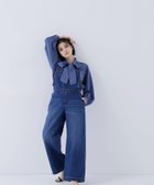 【ナチュラル ビューティー ベーシック/NATURAL BEAUTY BASIC】のデニムオールインワン 人気、トレンドファッション・服の通販 founy(ファニー) ファッション Fashion レディースファッション Fashion for Women ワンピース Dresses オールインワン・ワンピース Dresses and Jumpsuits デニム Denim, Jeans Material フロント Front, Front Design ブリーチ Bleach, Washed Finish リラックス Relax, Relaxed Fit ワーク Workwear, Utility Style エレガント 上品 Elegant thumbnail ミディアムブルー1|ID: prp329100004826080 ipo3291000000035133841
