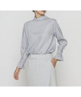 【コムサ/COMME CA】のフルダルスパンマイクロピーチ ブラウス 人気、トレンドファッション・服の通販 founy(ファニー) ファッション Fashion レディースファッション Fashion for Women トップス・カットソー Cut & Sew Tops シャツ・ブラウス・オフィスカジュアル Elegant Blouses & Button-Ups シンプル Simple, Minimal スリーブ Sleeve, Long Sleeve / Short Sleeve ハイネック High Neck, Mock Neck リボン Ribbon, Bow おすすめ Recommended / Our Picks エレガント 上品 Elegant |ID:prp329100004826083