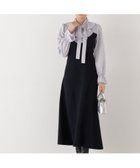 【プロポーション ボディドレッシング/PROPORTION BODY DRESSING】の《EDIT COLOGNE》ラッフルタイドッキングワンピース 人気、トレンドファッション・服の通販 founy(ファニー) ファッション Fashion レディースファッション Fashion for Women ワンピース Dresses おすすめ Recommended / Our Picks シアー Sheer, See-Through ストライプ Stripe, Striped Pattern スリーブ Sleeve, Long Sleeve / Short Sleeve フェミニン Feminine, Girly フロント Front, Front Design ラッフル Ruffle, Frill 春 Spring thumbnail ブルー×ネイビー|ID: prp329100004826084 ipo3291000000035133855