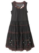 【ピンクハウス/PINK HOUSE】のカラフルポップルフリル使いワンピース 人気、トレンドファッション・服の通販 founy(ファニー) ファッション Fashion レディースファッション Fashion for Women ワンピース Dresses カットソー Cut and Sewn Top カラフル Colorful Design スカラップ Scallop, Scalloped Edge ノースリーブ Sleeveless, No-Sleeve フリル Frill, Ruffle ペチコート Petticoat, Underskirt モチーフ Motif, Design Theme リボン Ribbon, Bow thumbnail クロ|ID: prp329100004826085 ipo3291000000035112386