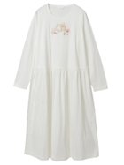 【ピンクハウス/PINK HOUSE】の幸見うさぎ刺繍スムースワンピース 人気、トレンドファッション・服の通販 founy(ファニー) ファッション Fashion レディースファッション Fashion for Women ワンピース Dresses フロント Front, Front Design モチーフ Motif, Design Theme ワンポイント One Point, Statement Accent 春 Spring thumbnail シロ|ID: prp329100004826086 ipo3291000000035133886