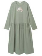 【ピンクハウス/PINK HOUSE】の幸見うさぎ刺繍スムースワンピース 人気、トレンドファッション・服の通販 founy(ファニー) ファッション Fashion レディースファッション Fashion for Women ワンピース Dresses フロント Front, Front Design モチーフ Motif, Design Theme ワンポイント One Point, Statement Accent 春 Spring thumbnail 抹茶|ID: prp329100004826086 ipo3291000000035133892