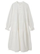 【ピンクハウス/PINK HOUSE】のローンフリル使いダンガリーワンピース 人気、トレンドファッション・服の通販 founy(ファニー) ファッション Fashion レディースファッション Fashion for Women ワンピース Dresses スタンド Stand Collar, Upright Stand ダンガリー Dungaree, Chambray ネップ Nepp, Slub Yarn フリル Frill, Ruffle フロント Front, Front Design ヨーク Yoke, Yoke Design エレガント 上品 Elegant 春 Spring thumbnail シロ|ID: prp329100004826087 ipo3291000000035112423